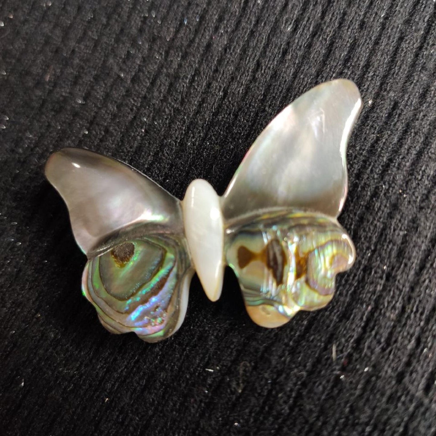 Putogn! Mother Shell Stitching Butterfly Brooch – Handmade Ocean-Inspired Jewelry for Nature Lovers & Elegant Fashionistas!