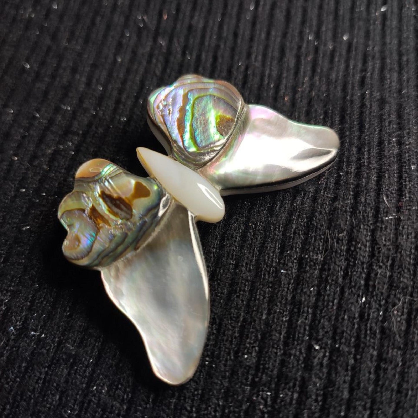 Putogn! Mother Shell Stitching Butterfly Brooch – Handmade Ocean-Inspired Jewelry for Nature Lovers & Elegant Fashionistas!