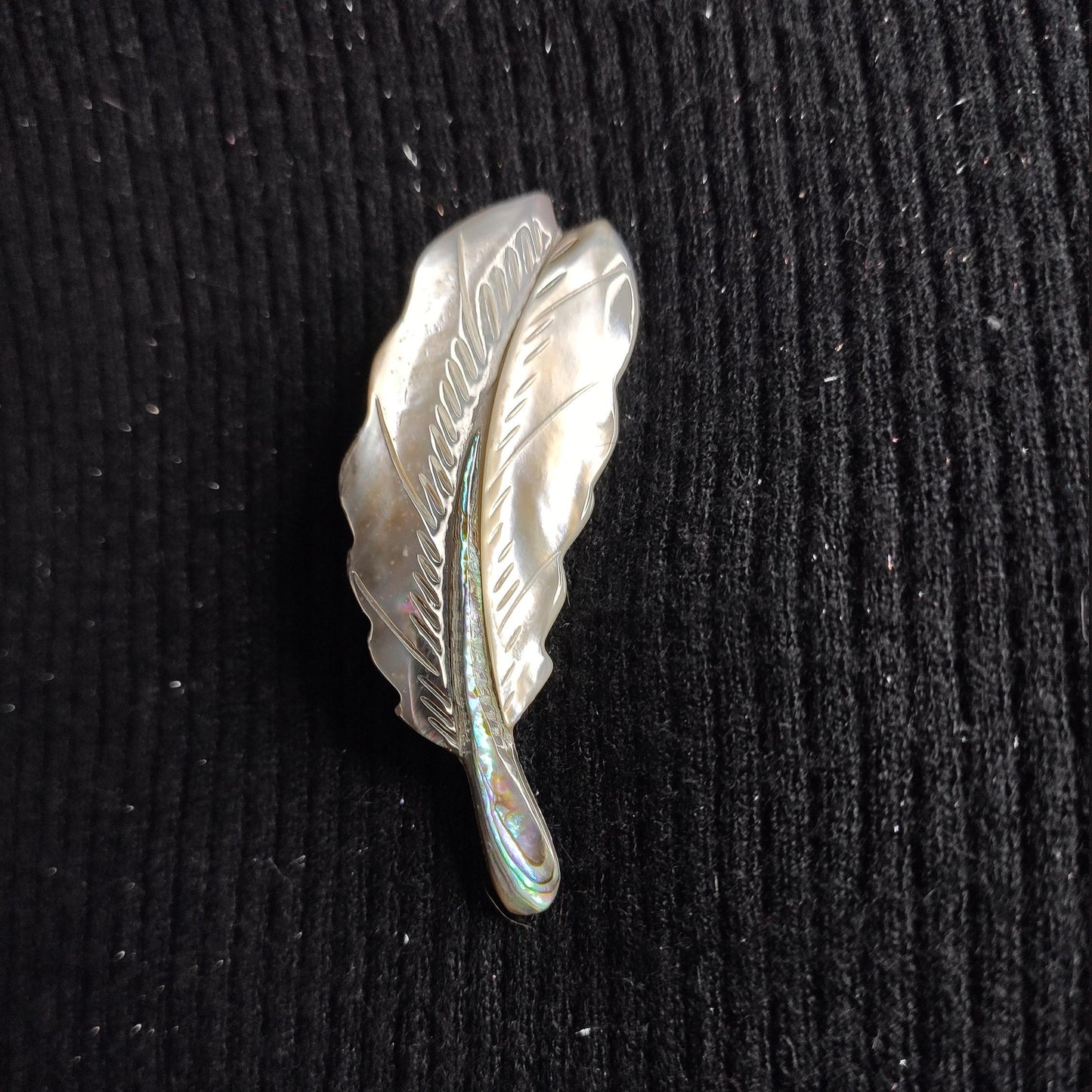 Putogn! Symphony Stitching Shell Feather Brooch – Handmade Ocean-Inspired Jewelry for Nature Lovers & Elegant Fashionistas!