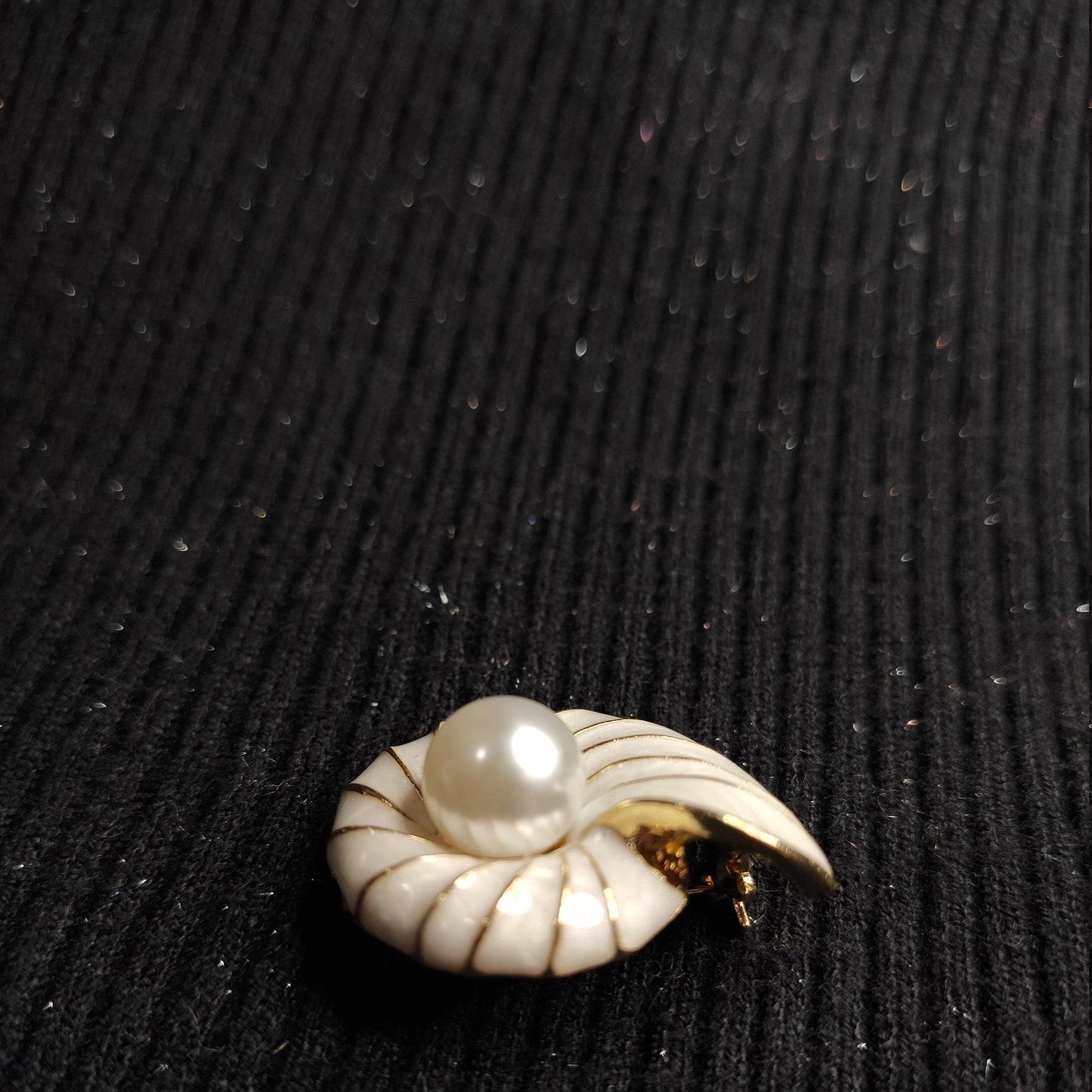 Putogn! Nautilus Shells with Pearl Brooch – Handmade Ocean-Inspired Jewelry for Nature Lovers & Elegant Fashionistas!